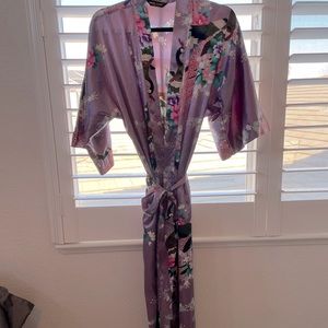 Large silk robe
